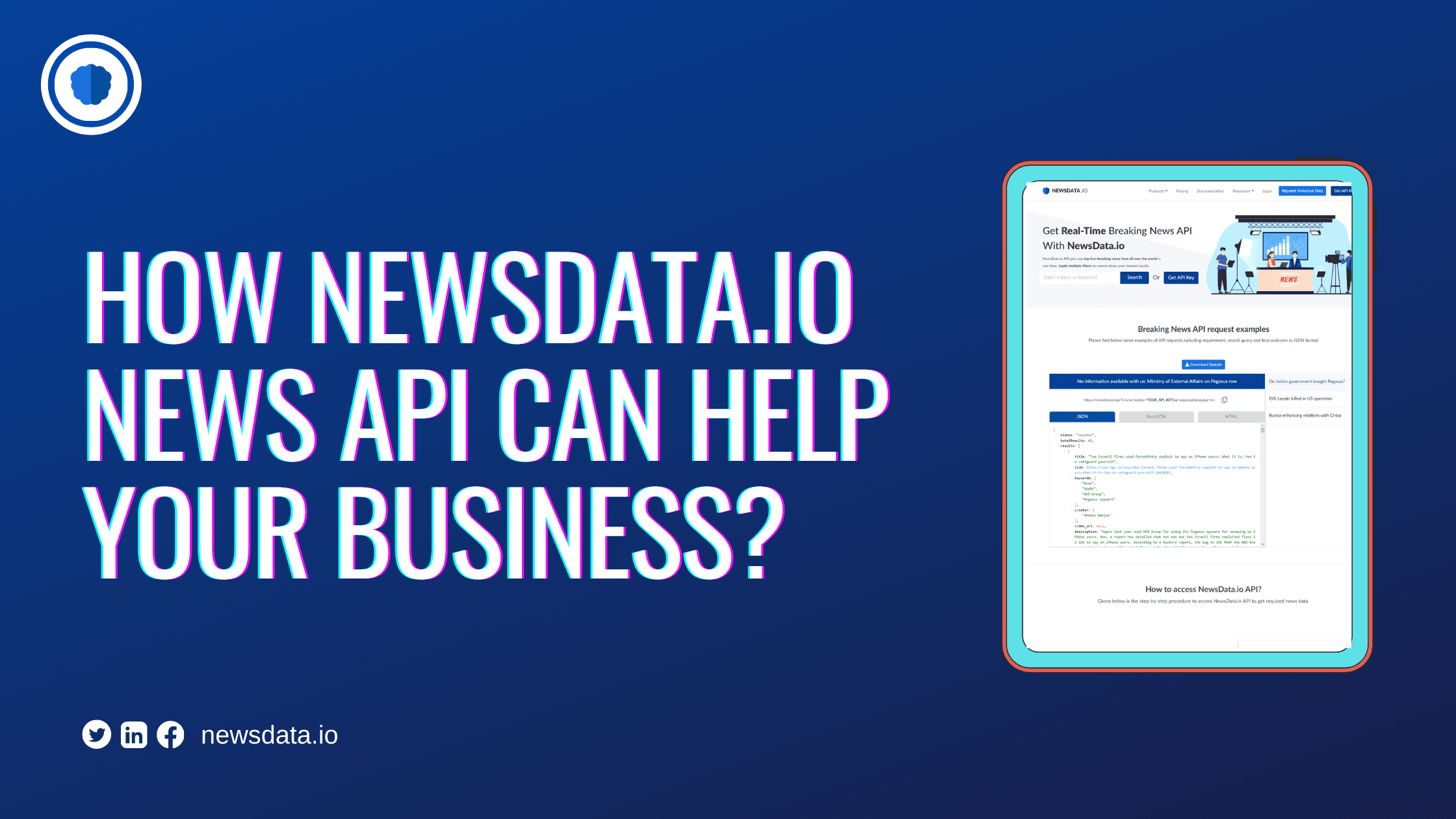 How Newsdata.io news API can be helpful for your business?